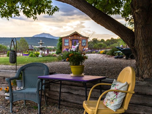 The Grounds at The Inn at Pennington Place in Walsenburg