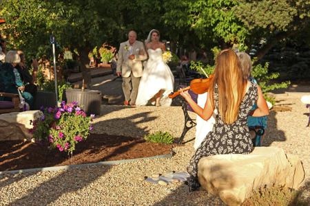 Wedding Ceremony at Pennington Place in Walsenburg