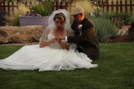 Seating in the Wedding Chapel at Pennington Place in Walsenburg